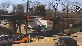 The Most Satisfying Truck Crash