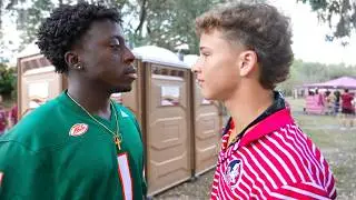 Trolling Racist Football Fans!