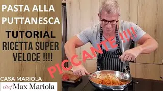 PASTA ALLA PUTTANESCA - TUTORIAL - Ricetta di Chef Max Mariola