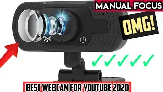 Best Webcam for YOUTUBE, 1080p by FUVISION with (Manual Focus) OMG!