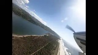 Gusty landing at Nehalem Bay Airport