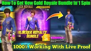 #short|| How To Get New Gold Royale Bundle In 1 Spin || Garena Free Fire||#shortvideo  #youtubeshort