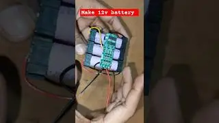 how to make 12v battery at home #experiment #motor #diy #motorproject #lifehacks #electric