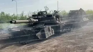 Буксировка уничтоженного М1А1 Абрамс