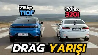 DRAG YARIŞI: BMW 320i vs Togg T10F 2025 