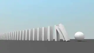 3D Domino Destruction