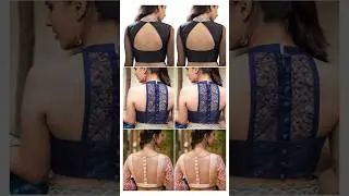 Latest Back Neck Blouse Designs//Blouse ki Design//New Blouse Designs