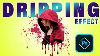 Dripping Effect  Splatter Effect Photoshop CC Editing Tutorial GFX Mentor Designer