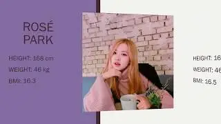 what's your height and weight of blackpink ??