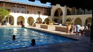 Poolside at La Posada on a Sunday afternoon