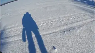 Первый день Нового года мы провели на рыбалке.