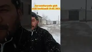 qishni oxrigi kunlarida qish boshlandi