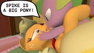 SPIKE IS A BIG PONY WTF BANNED MY LITTLE PONY COMICS