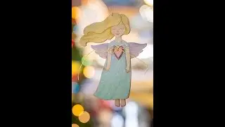 Кукла Игрушка  Сувенир Фоамиран Открытка Ангел