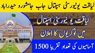 liaqat University hospital job Hyderabad
