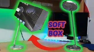 How To make A Soft Box Light OUT OF YOUR DESK LAMP DIY