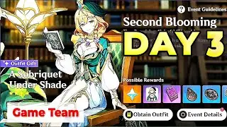 Second Blooming event - DAY - 3 One Of A Thousand Nights  - F2P GUIDE - Genshin
