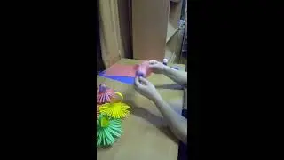 Новогодний фонарик из бумаги