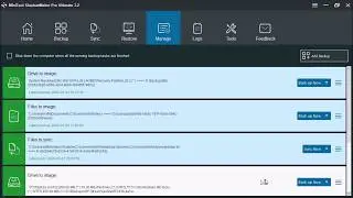 Managing MiniTool's ShadowMaker backups