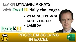 Learn modern Excel with Excel BI challenges