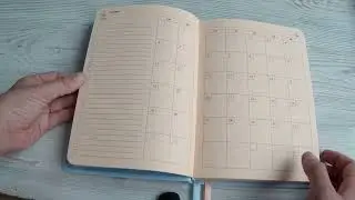 Датированный еженедельник с персиковыми страницами