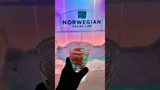 This ice bar is on a cruise ship! 