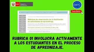 R01 INVOLUCRA ACTIVAMENTE A LOS ESTUDIANTES EN EL PROCESO DE APREDNIZAJE