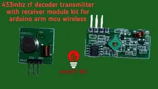 433mhz rf decoder transmitter with receiver module kit   unboxing video