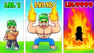 Going From NOOB to MAX LEVEL FIRE GOD in ROBLOX GOD TYCOON!