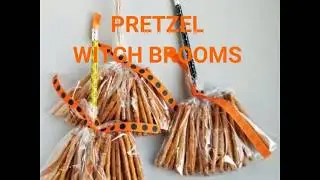 Pretzel Witch Broom Stick Treats