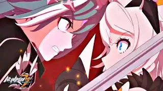 Kiana herrscher of the void vs Fu Hua Herrscher of Sentience | Honkai Impact 3rd