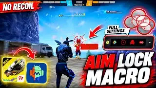 AIM LOCK MacroDroid Macro Free Fire 2026 ⚙️ | 100% Secret Headshot Settings 🇧🇷