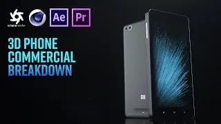 3D Phone Commercial Tutorial | C4D Tutorial & Octane Render, After Effects