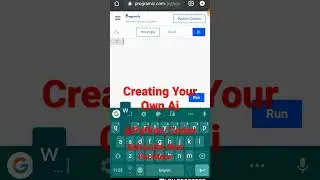Create Your Own AI With Python 