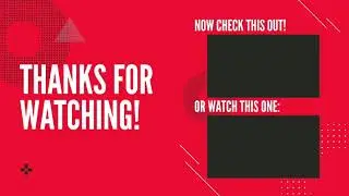End Screen Template | YouTube Endscreen/Outro Template Free Download