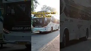Naik bus satu ini wajib buka alas kaki #busmania #shortvideo #shorts #busviral