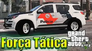 GTA V: Força Tática PMESP patrulhando de Trailblazer #2
