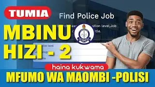 MBINU MPYA KUTUMA MAOMBI YA AJIRA ZA POLISI BILA KUSUMBUKA NA MTANDAO