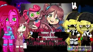 |MY AU| Poppy Playtime react to.....||Rushed, Lazyness/Cringe and Mistakes||1/?|