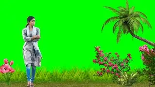 Natural rashmika mandanna background video || Green Screen Video Effects