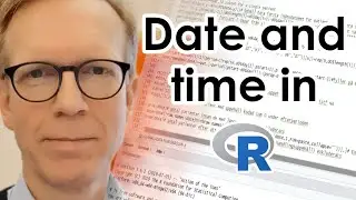 Date and time in R