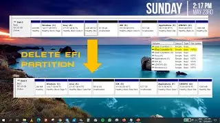 Delete EFI System Partition