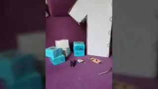 МК цифра из картона для фотосессий, дней рождений, единица из картона своими руками