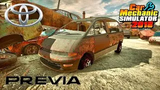 Toyota Previa restoration - Car Mechanic Simulator 2018