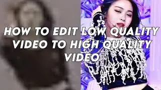 How to edit Low Quality video to High Quality video Transition || Capcut Tutorial