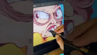 Drawing Rick & Morty Characters in Adobe Illustrator - Finally MORTY SMITH! ✍️ #illustration