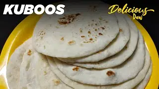 Soft kuboos Recipe | Khubz Recipe | Arabic Bread | DELICIOUS DEW