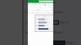 Hand drawn chart in Excel | Excel Tips and tricks | #shorts