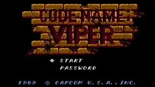 Code Name: Viper (Capcom, 1990) - NES Gameplay