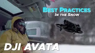 DJI Avata Flight in the Snow ❄️ Best Practices for Beginners